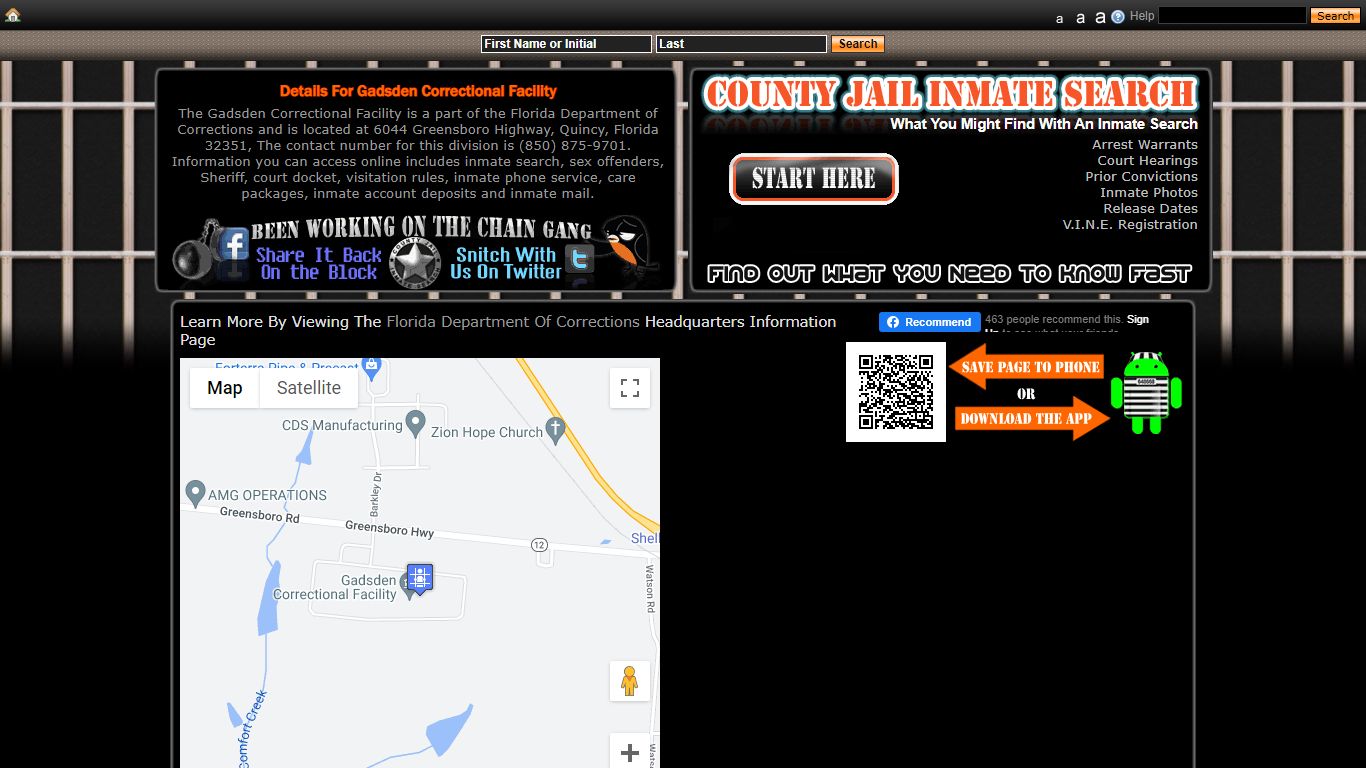 Gadsden Correctional Facility - County Jail Inmate Search